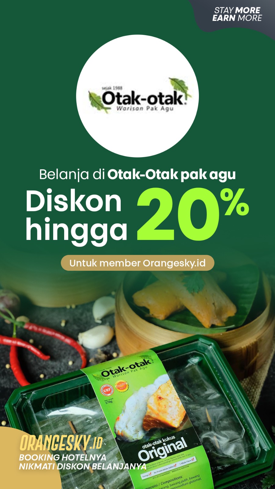 GET 10% DISCOUNT FOR ORANGESKY.ID MEMBER! MIN. TRANSACTION RP 180.000